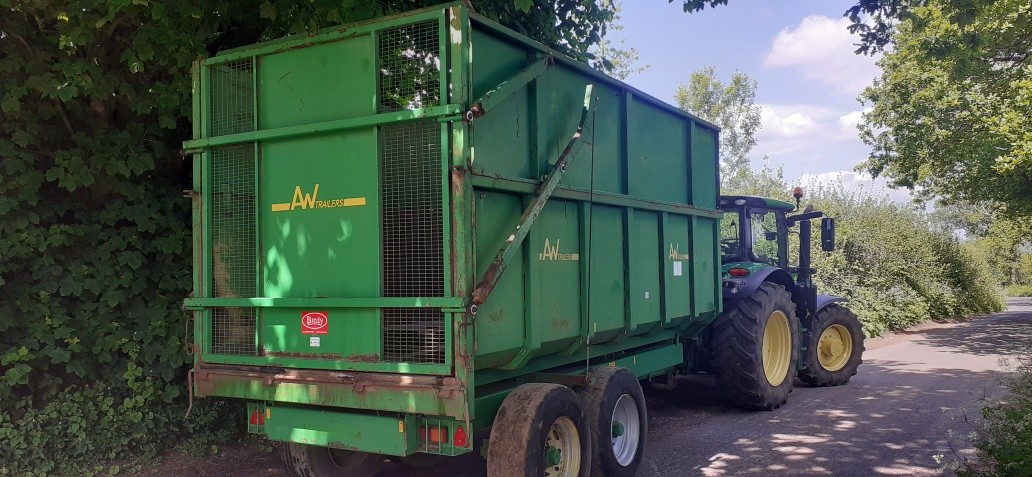 AW 12 tonne grain/silage trailer